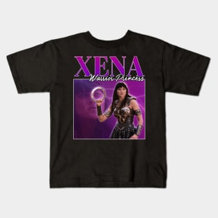 Xena Chakram Retro Kids T-Shirt